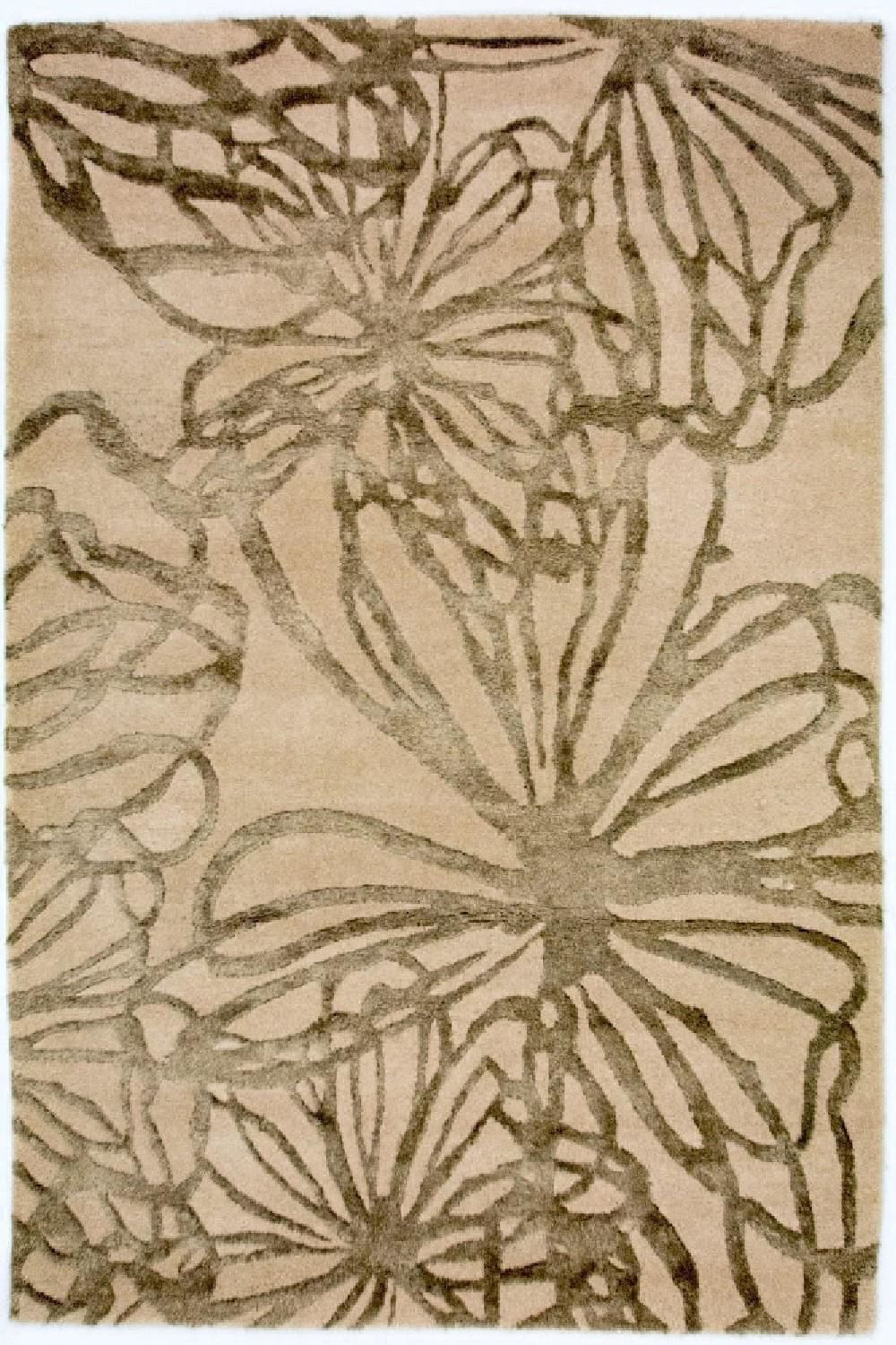 Tapis design - 193 x 134 cm - beige