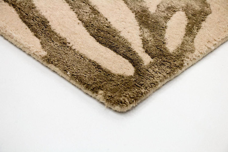 Tapis design - 193 x 134 cm - beige