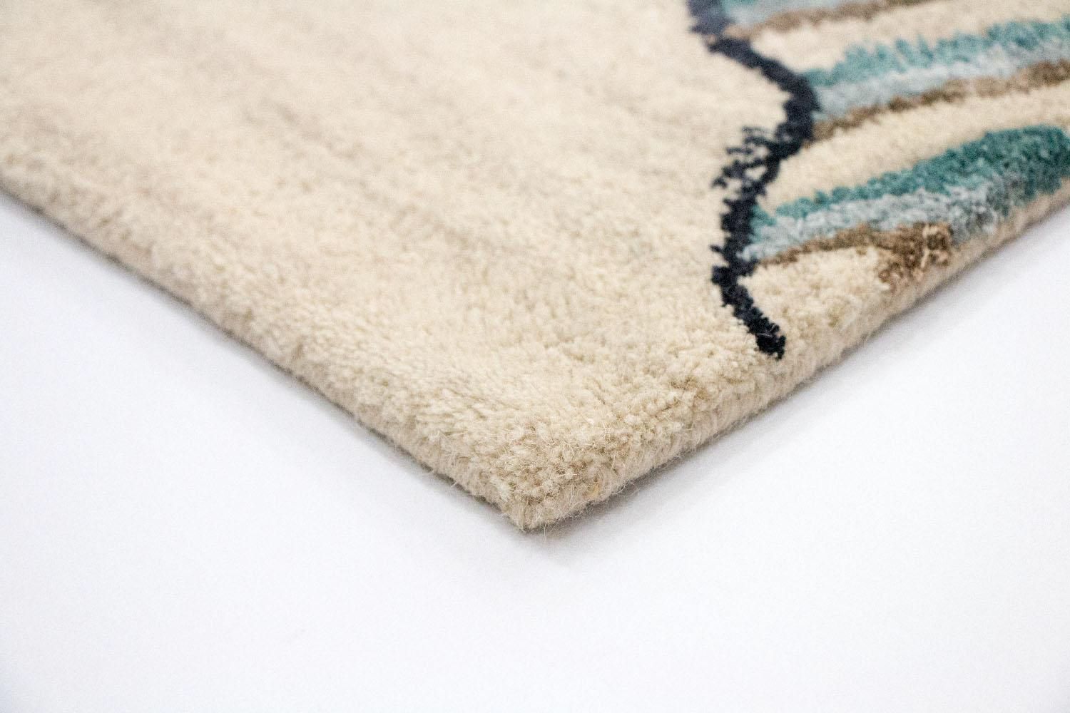 Tapis design - 243 x 153 cm - beige