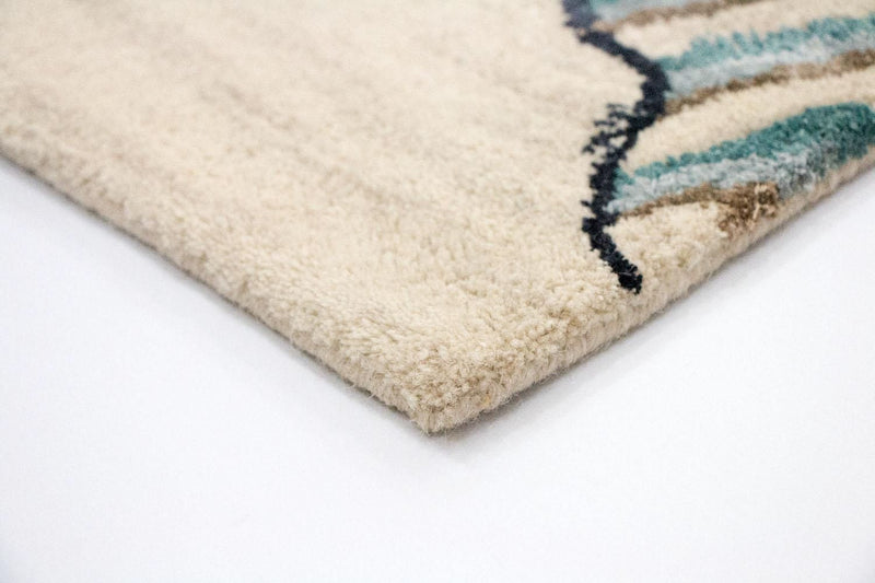 Tapis design - 243 x 153 cm - beige