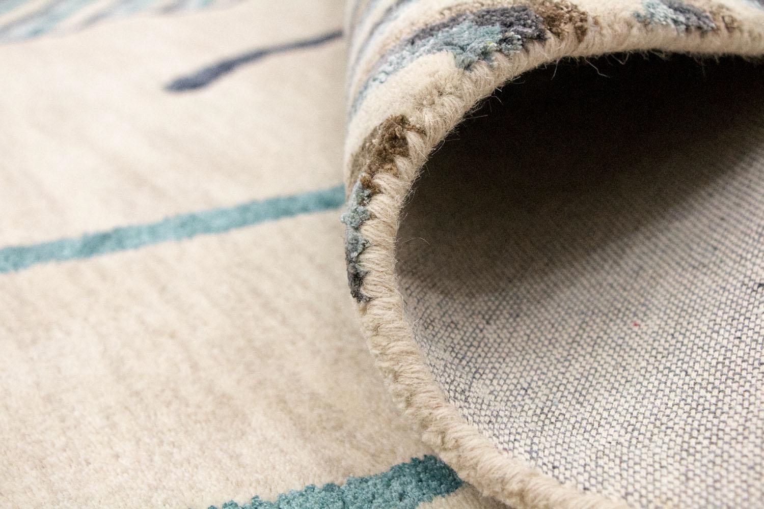 Tapis design - 243 x 153 cm - beige