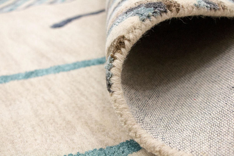 Tapis design - 243 x 153 cm - beige