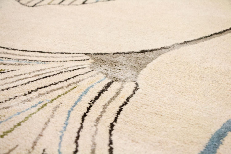 Tapis design - 243 x 151 cm - beige