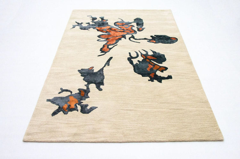 Tapis design - 242 x 153 cm - beige
