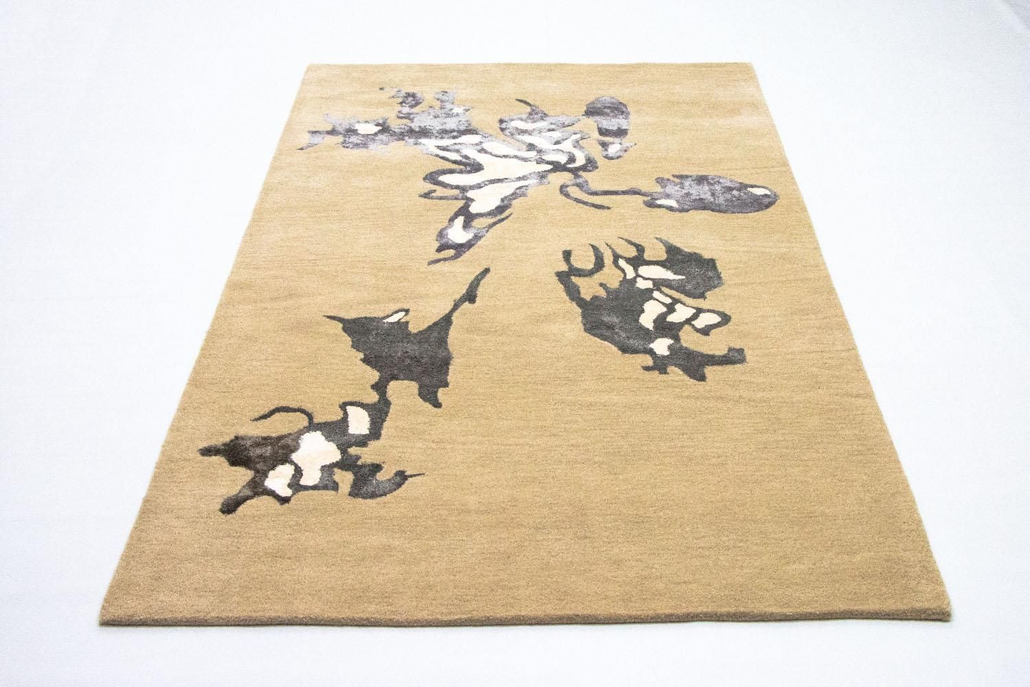 Tapis design - 241 x 154 cm - beige