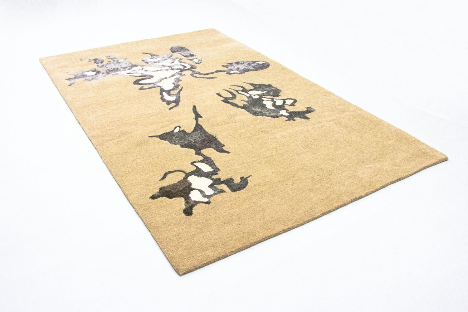 Tapis design - 241 x 154 cm - beige