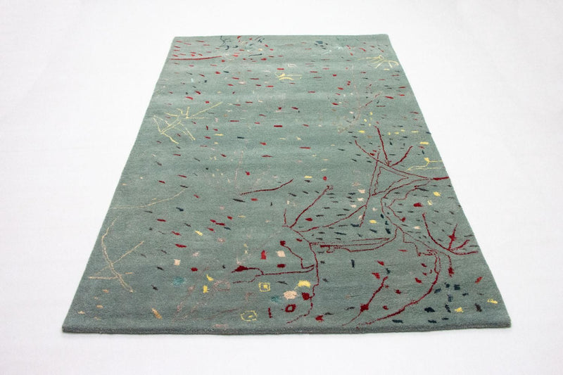 Tapis design - 243 x 156 cm - bleu clair