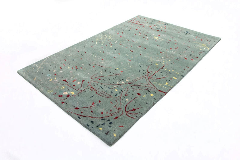 Tapis design - 243 x 156 cm - bleu clair