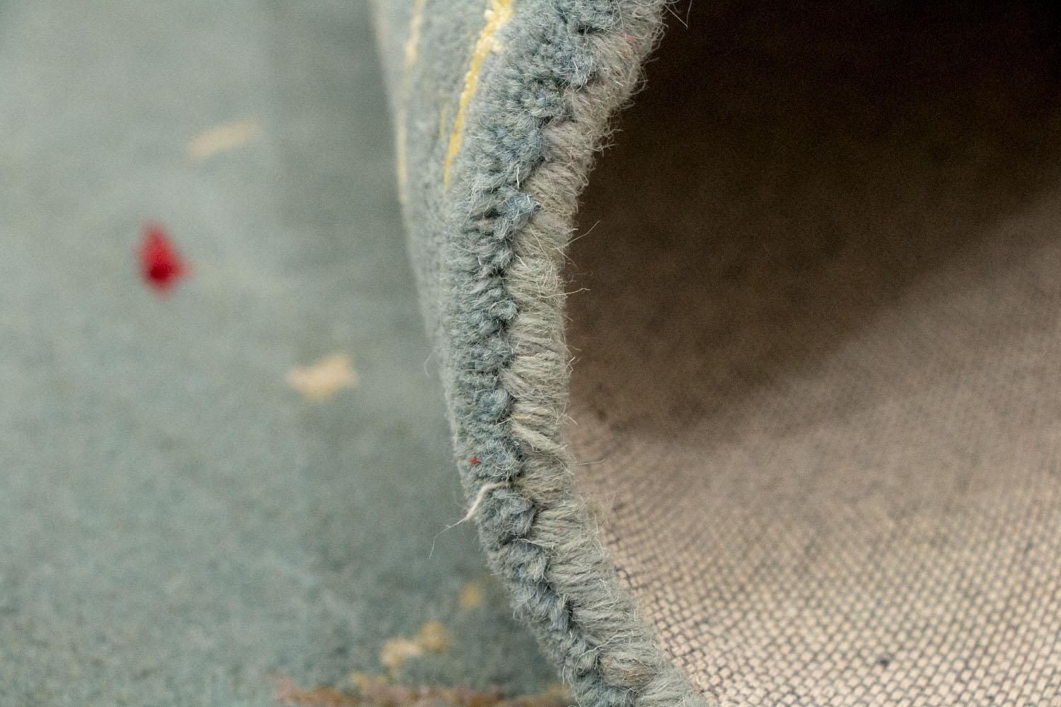 Tapis design - 243 x 156 cm - bleu clair