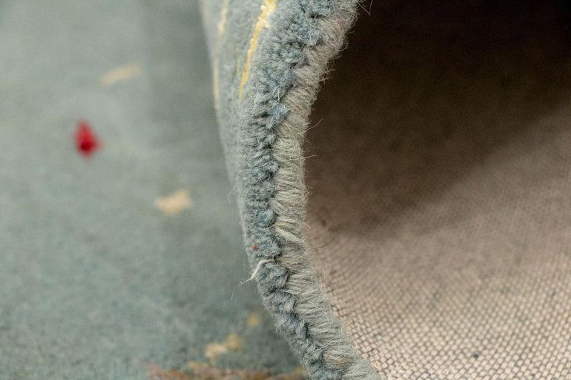 Tapis design - 243 x 156 cm - bleu clair