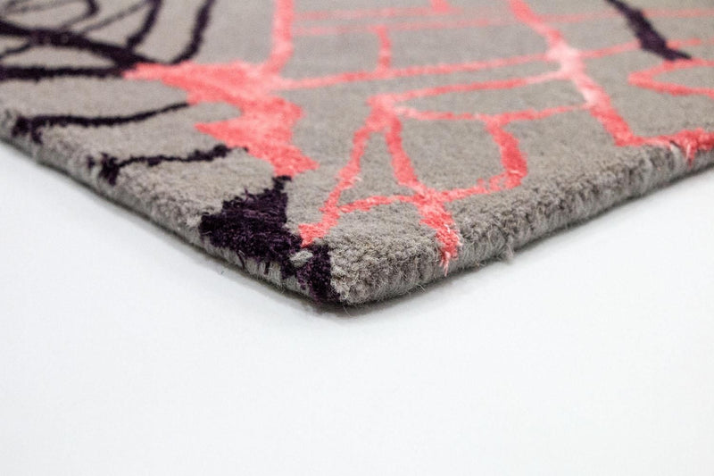 Tapis design - 241 x 151 cm - multicolore