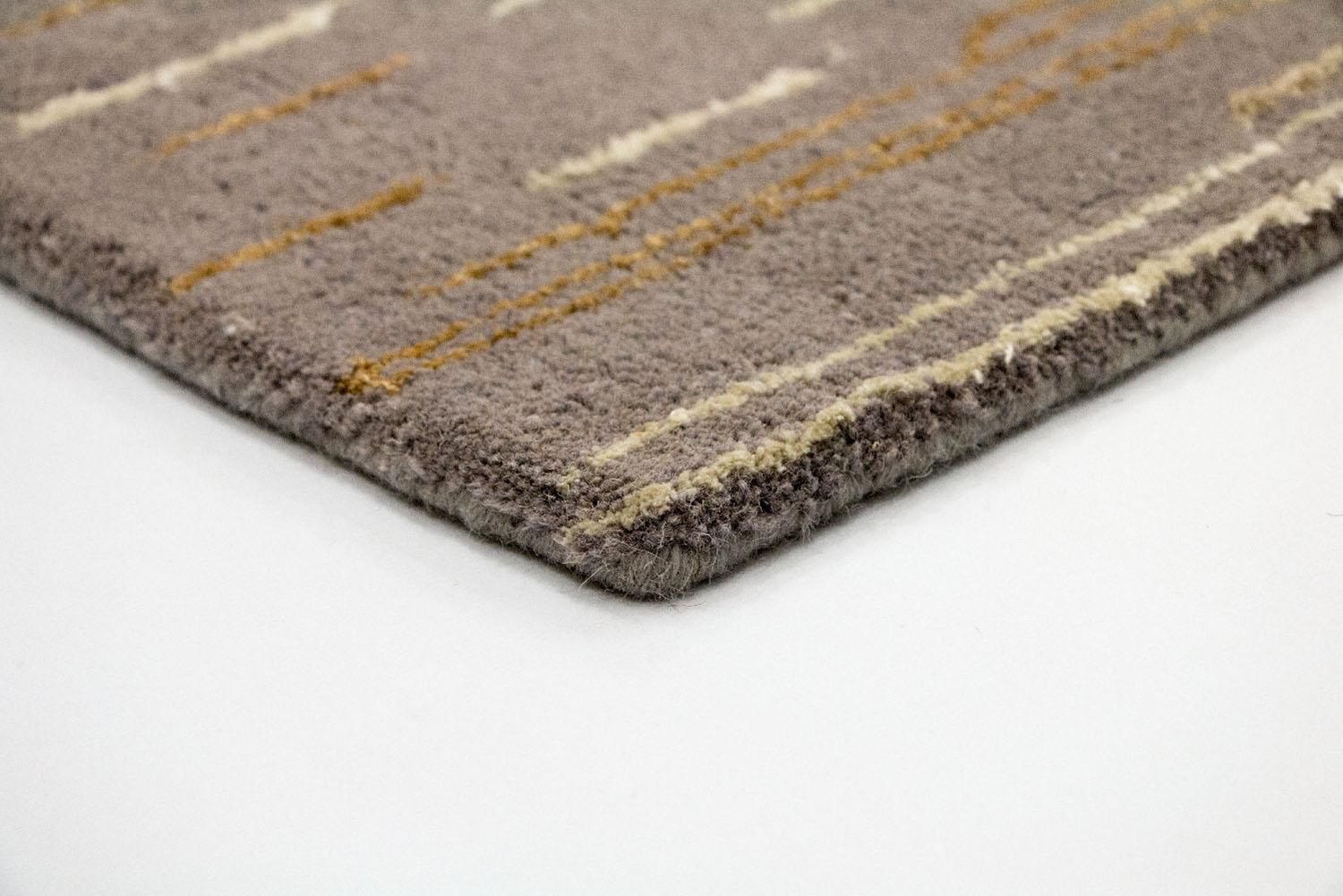 Tapis design - 242 x 151 cm - marron