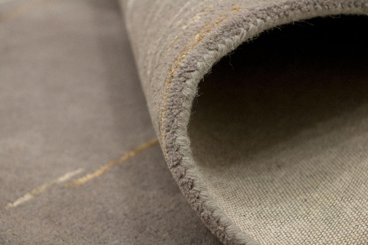 Tapis design - 242 x 151 cm - marron