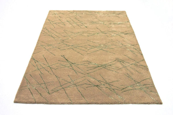 Tapis design - 198 x 136 cm - beige