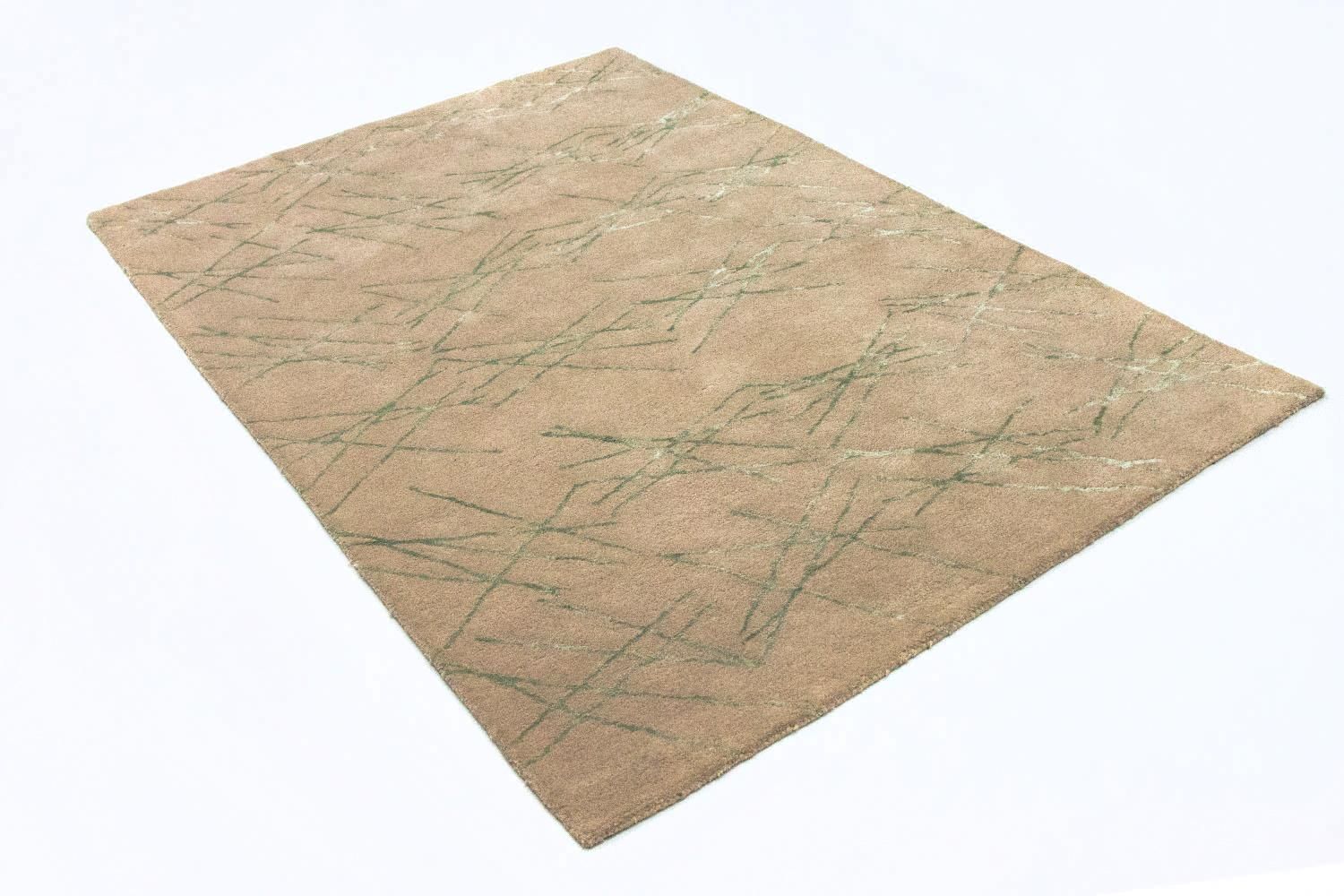 Tapis design - 198 x 136 cm - beige