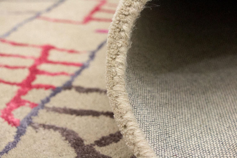 Tapis design - 241 x 152 cm - multicolore