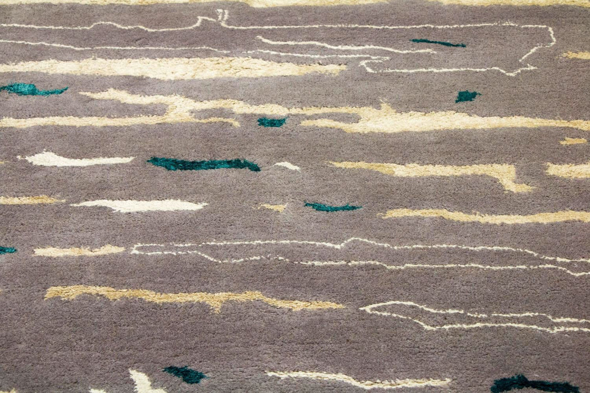 Tapis design - 243 x 153 cm - marron