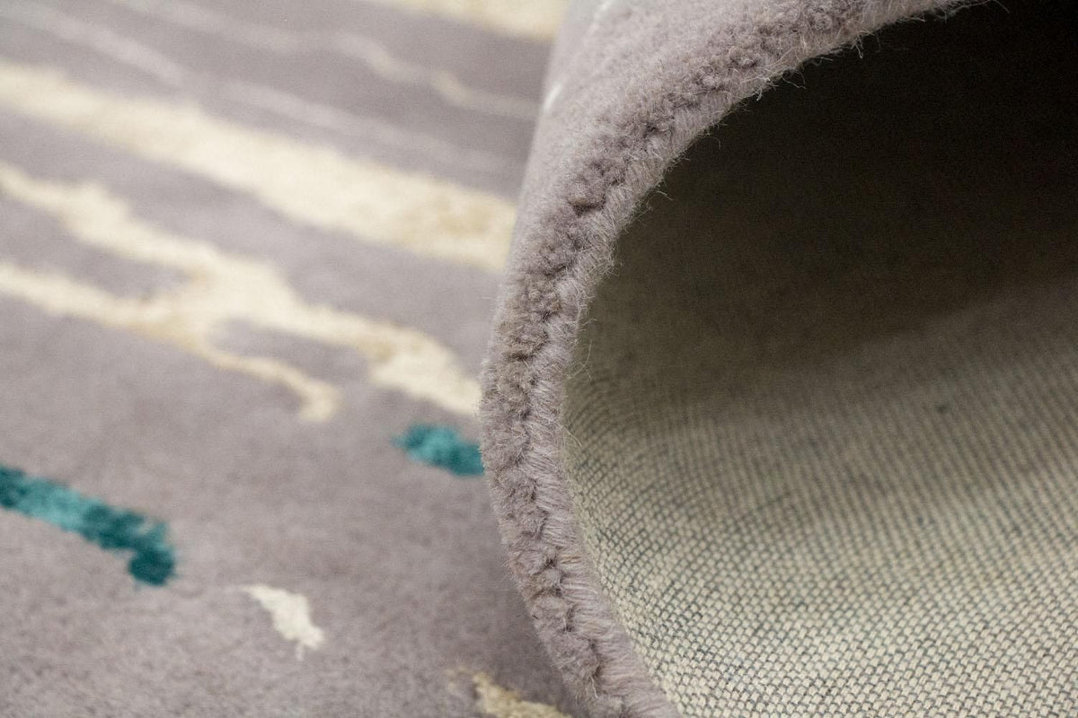 Tapis design - 243 x 153 cm - marron