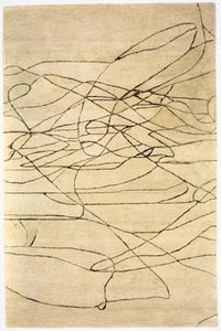 Tapis design - 239 x 152 cm - beige