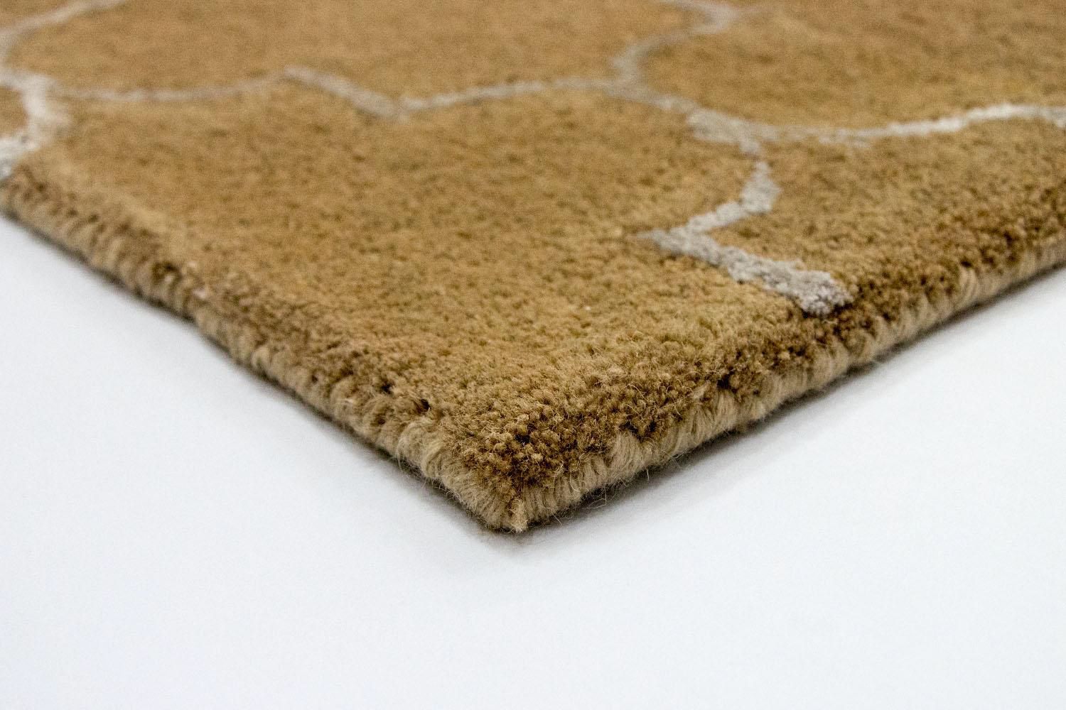 Tapis en laine - 243 x 156 cm - beige