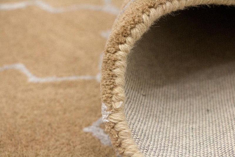 Tapis en laine - 243 x 156 cm - beige