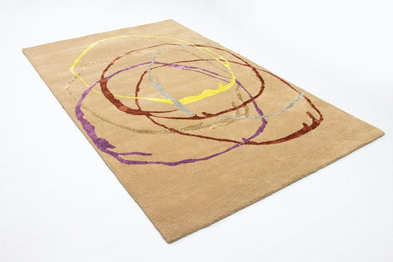 Tapis design - 246 x 152 cm - beige