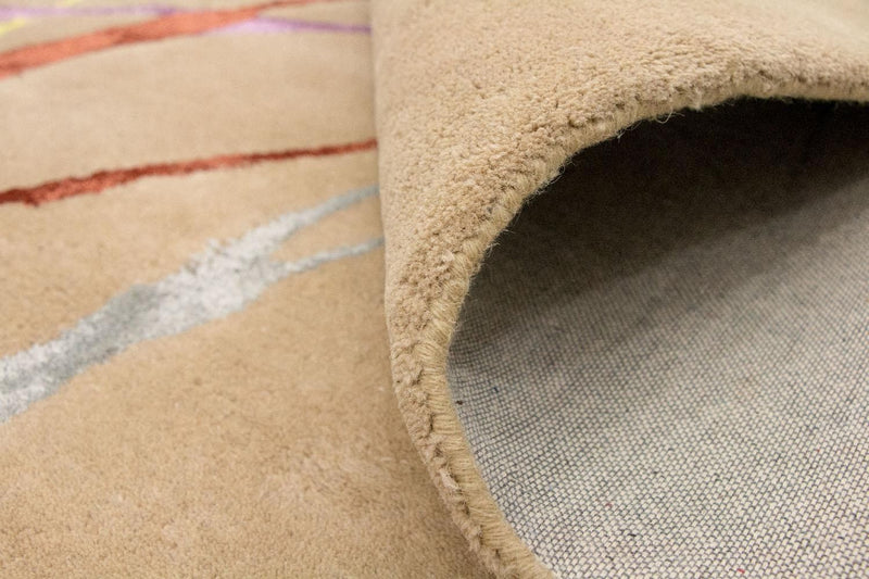 Tapis design - 246 x 152 cm - beige