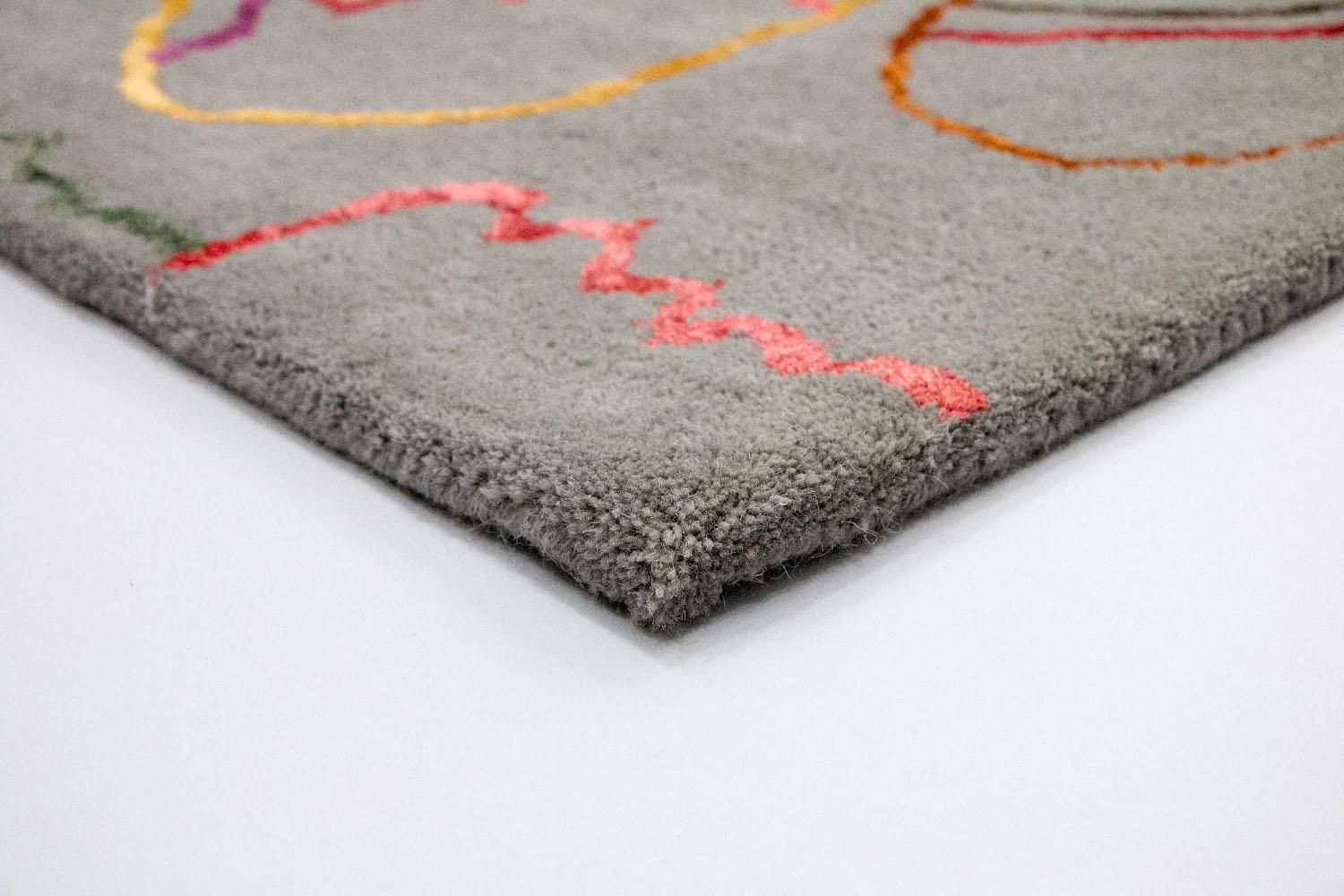 Tapis design - 241 x 153 cm - multicolore