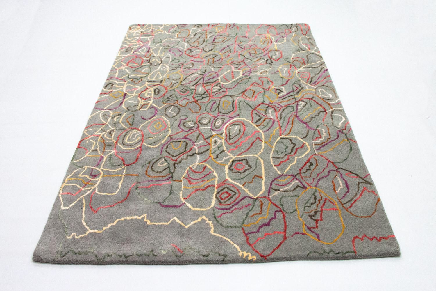 Tapis design - 241 x 153 cm - multicolore