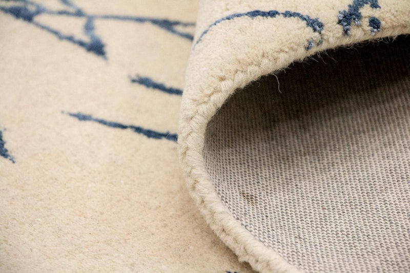 Tapis design - 197 x 138 cm - beige
