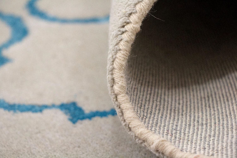 Tapis en laine - 241 x 150 cm - beige