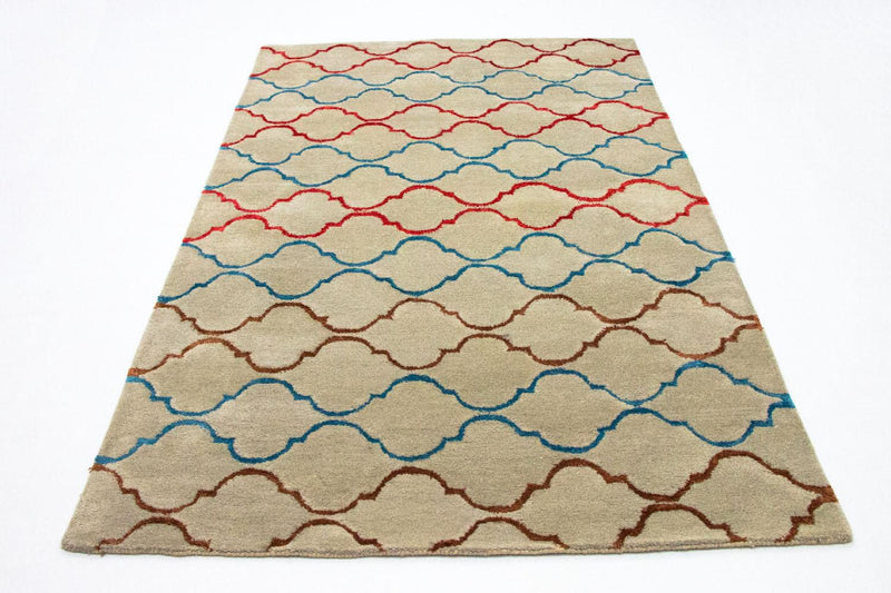 Tapis en laine - 241 x 150 cm - beige