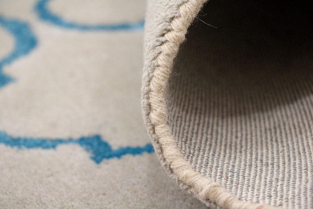 Tapis en laine - 241 x 150 cm - beige