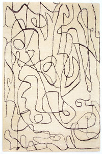 Tapis design - 243 x 153 cm - beige