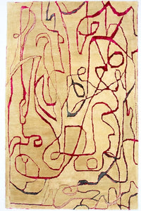 Tapis design - 241 x 152 cm - multicolore