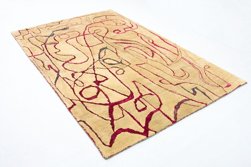 Tapis design - 241 x 152 cm - multicolore