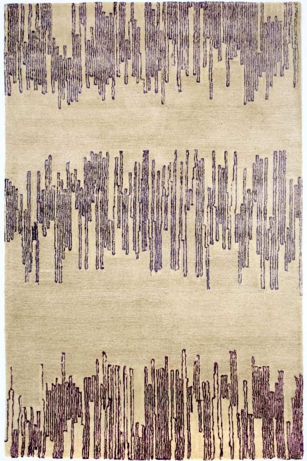 Tapis design - 241 x 153 cm - beige