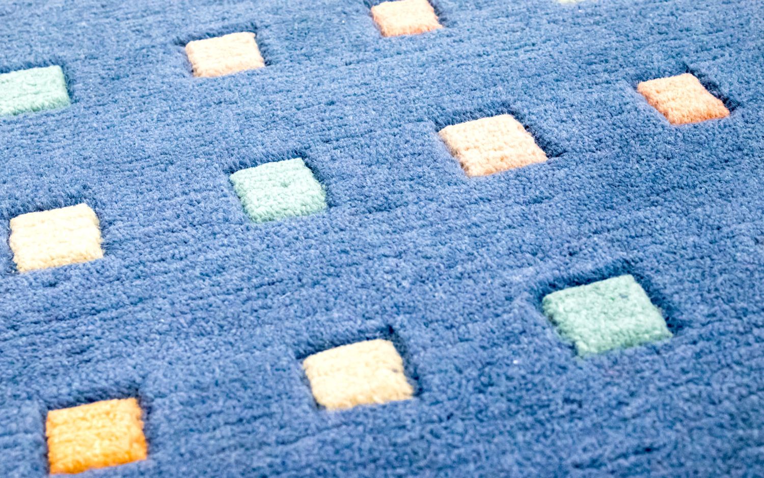 Tapis de couloir Tapis Népalais - 240 x 80 cm - bleu foncé