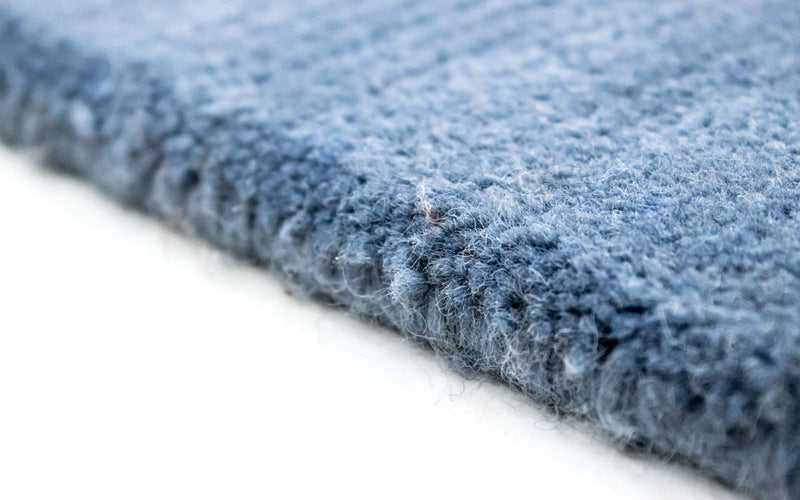 Tapis de couloir Tapis Népalais - 240 x 80 cm - bleu foncé