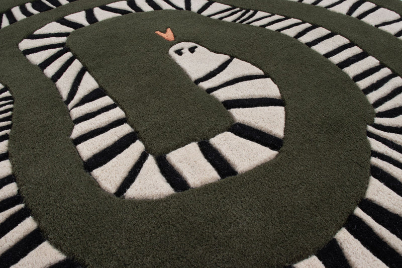 Tapis pour enfants Schlange - Tapis en laine