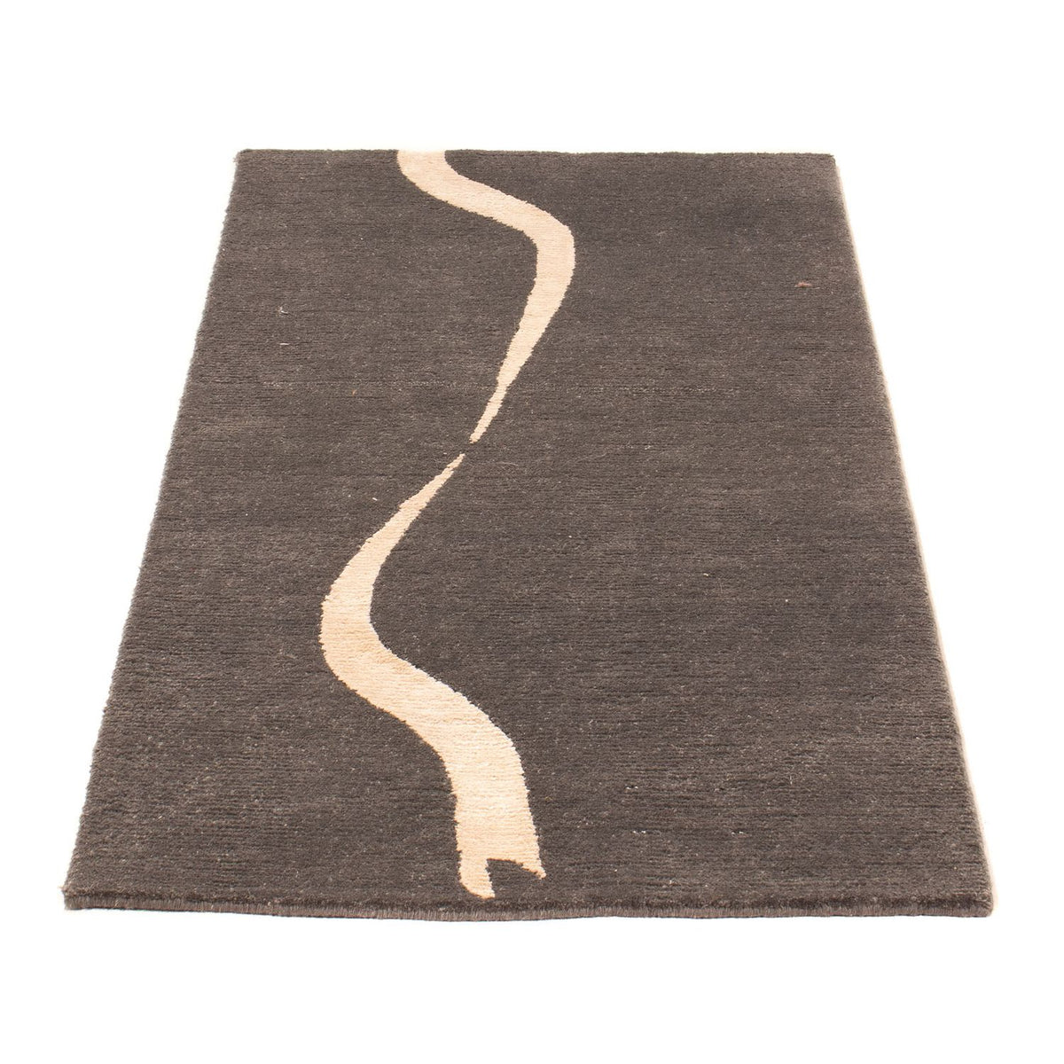 Tapis Népalais - 120 x 60 cm - gris