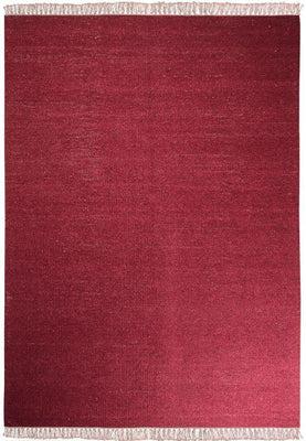 Tapis Kelim - Tendance - 200 x 140 cm - rouge foncé