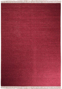 Tapis Kelim - Tendance - 200 x 140 cm - rouge foncé