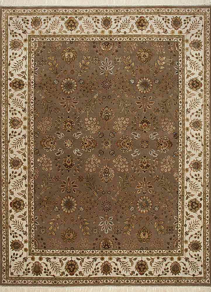 Tapis en laine - 360 x 270 cm - beige