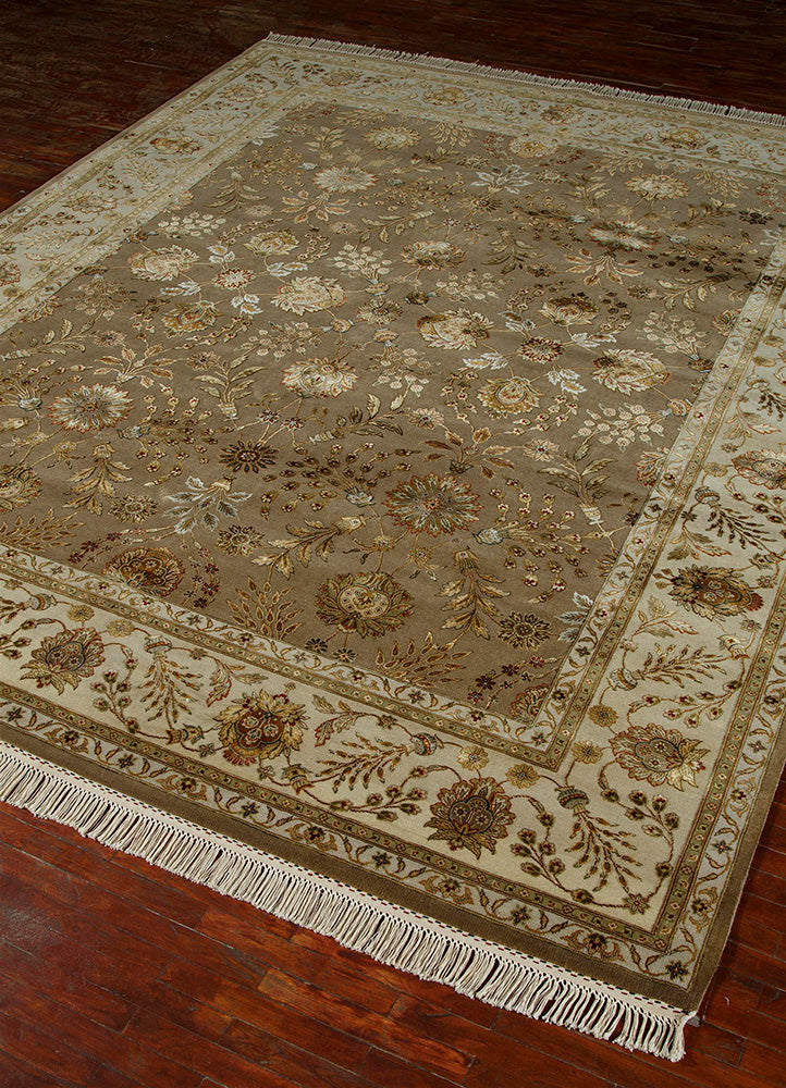 Tapis en laine - 360 x 270 cm - beige