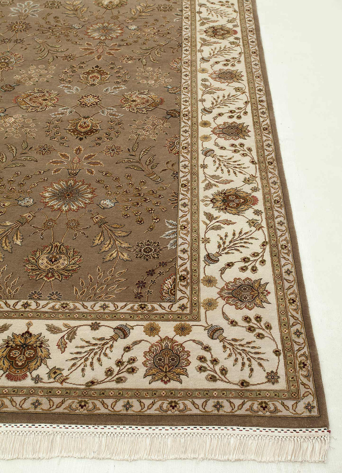 Tapis en laine - 360 x 270 cm - beige