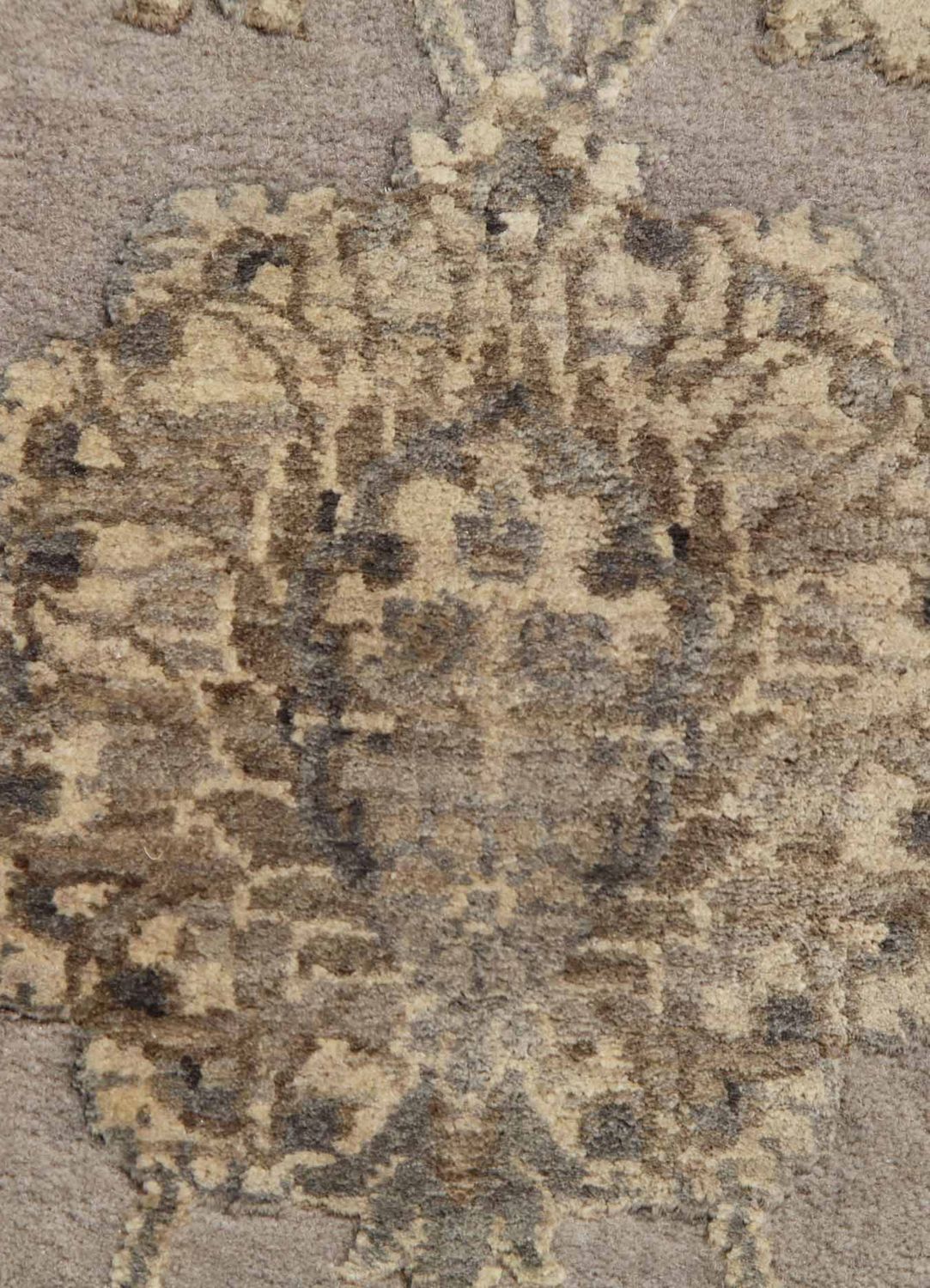 Tapis de couloir Tapis en laine - 240 x 75 cm - taupe