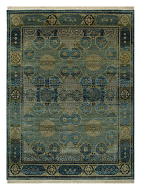 Tapis en laine - 300 x 240 cm - vert de mer