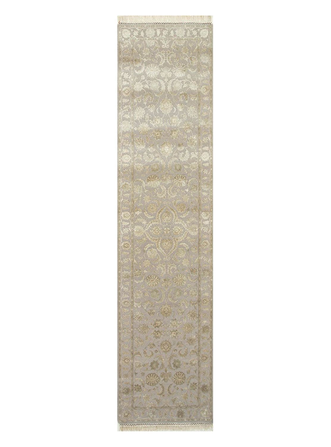 Tapis de couloir Tapis en laine - 240 x 75 cm - crème