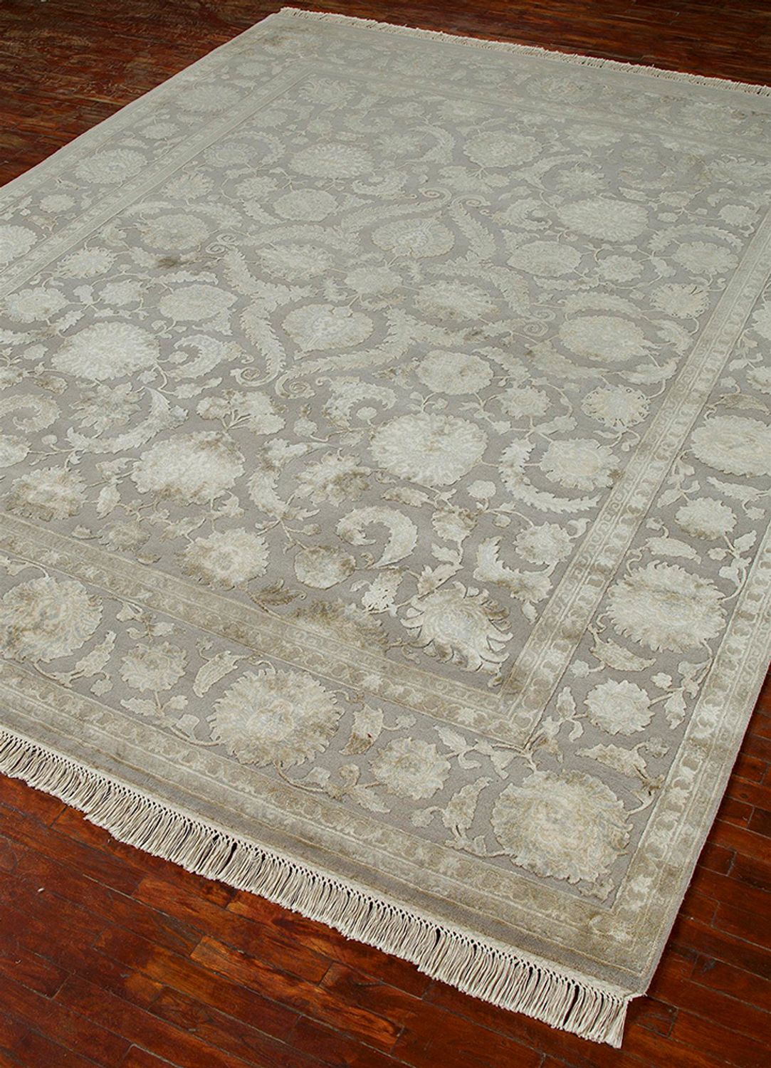 Tapis de couloir Tapis en laine - 240 x 75 cm - crème
